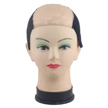 Шапка с сеткой Самый дешевый парик Кепка s для изготовления париков бежевый цвет u-часть сетка волос Чистая парик база шляпа парик s для плетения