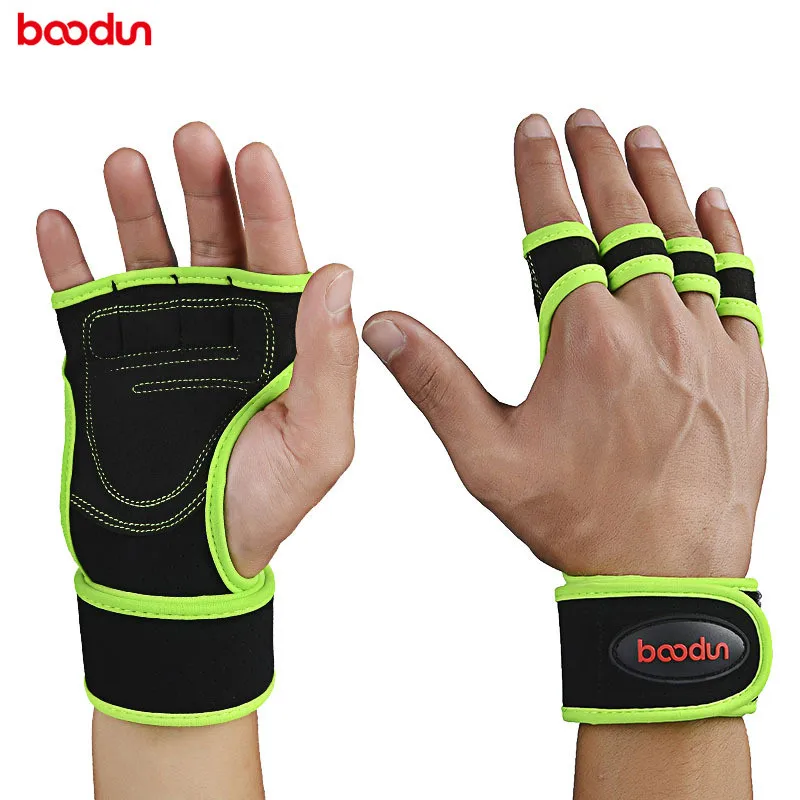 

Boodun Fitness Sports Weight Lifting Gym Gloves Wrist Half Finger Dumbbell Microfiber Men Women Bodybuilding Accessories 7071021
