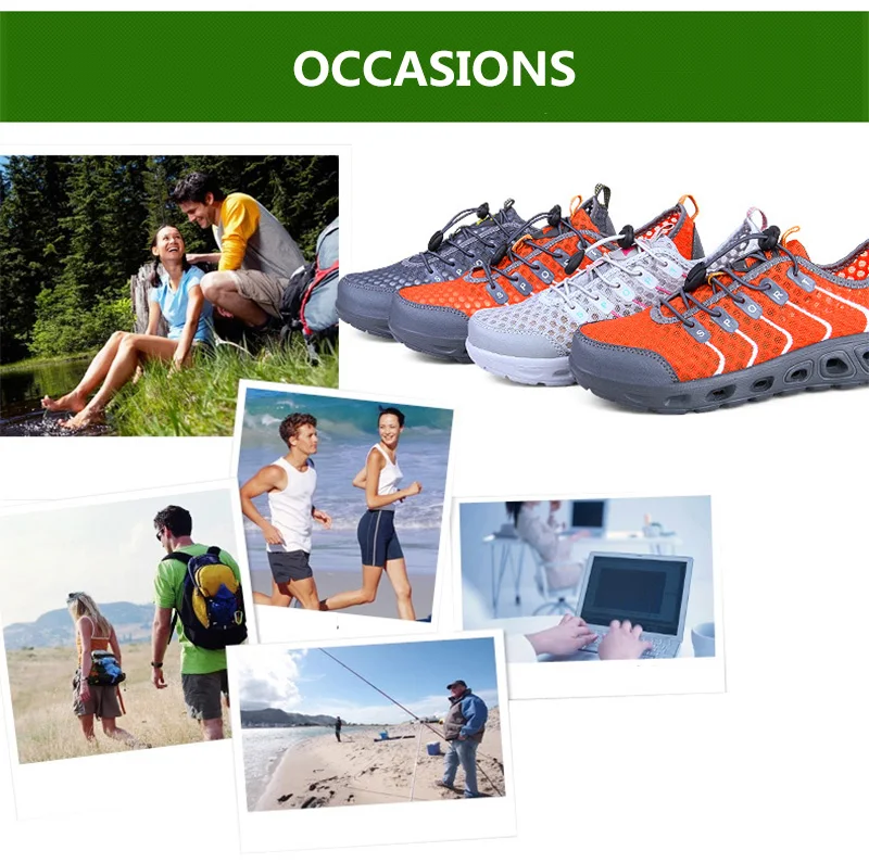 Summer Unisex Breathable Comfortable Mesh Sneakers Men Shoes Out door Wading Water Male Shoes Loafers Casual Walking (12)