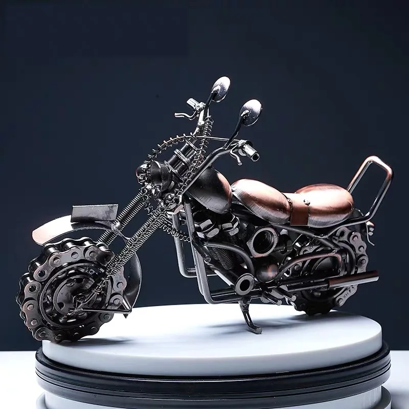 الحديثة الحد الأدنى دراجة نارية الحلي الإبداعية غرفة المعيشة المنزلي نوم خزانة زينة الشرفة المفروشات الحرف الصغيرة