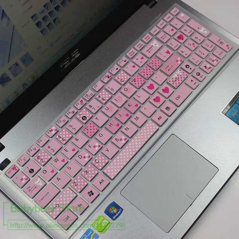 Силиконовая клавиатура для ноутбука кожного покрова для Asus A556UF K53S K72 K55V K56C K550D K550JK K555ZE K555LD K751 K501 JX4720 K556U - Цвет: cartoon