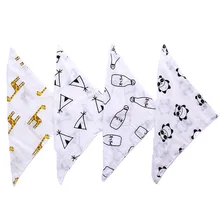 Детские нагрудники бандана, влаговпитывающие слюнявчик, треугольный хлопок, одежда для маленьких девочек, детские вещи, Baberos Babador Bavoir, Детский фартук