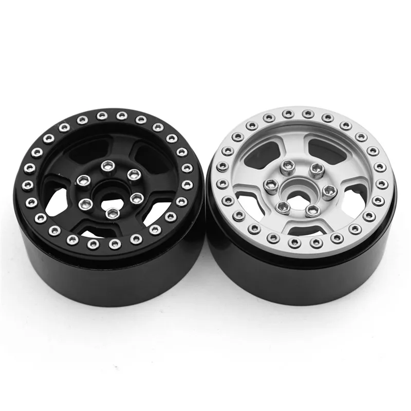

1pc 1.9 Inch Alloy Wheel Hub Beadlock Wheel Rim for 1/10 RC Crawler Axial SCX10 CC01 RC Car Wheel Hub Parts