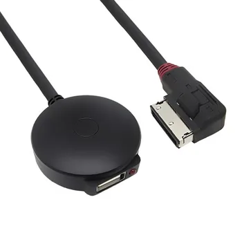 Jimier Adapter Cable Audi Car Aux Bluetooth Audio Media In Ami Mdi Usb A4 A6 Q5 Q7 Date Than 2009 For Of