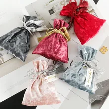 Бархатная обертка для конфет на день рождения, свадьбу, вечерние обертки, подарочные пакеты для гостей