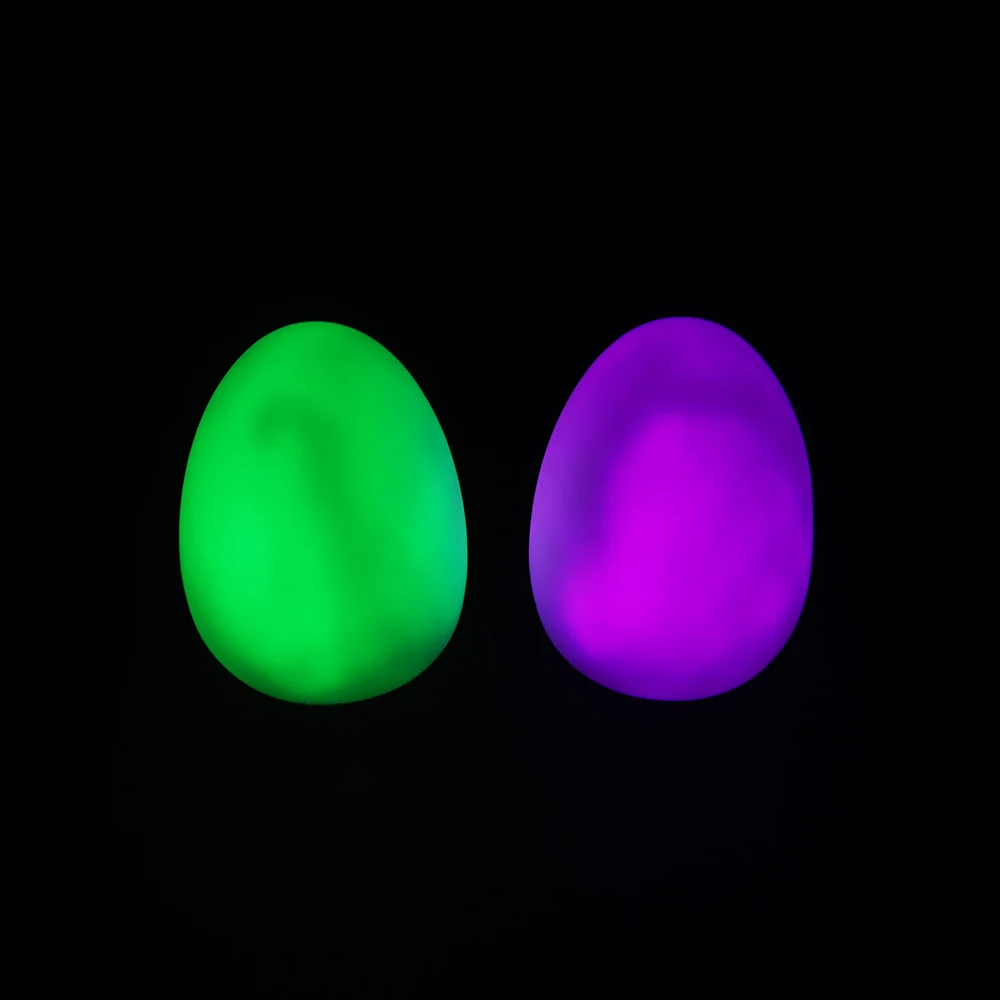 1 Pcs Hot Sale Egg Shape Led Night Light 7 Colors Change Automatically