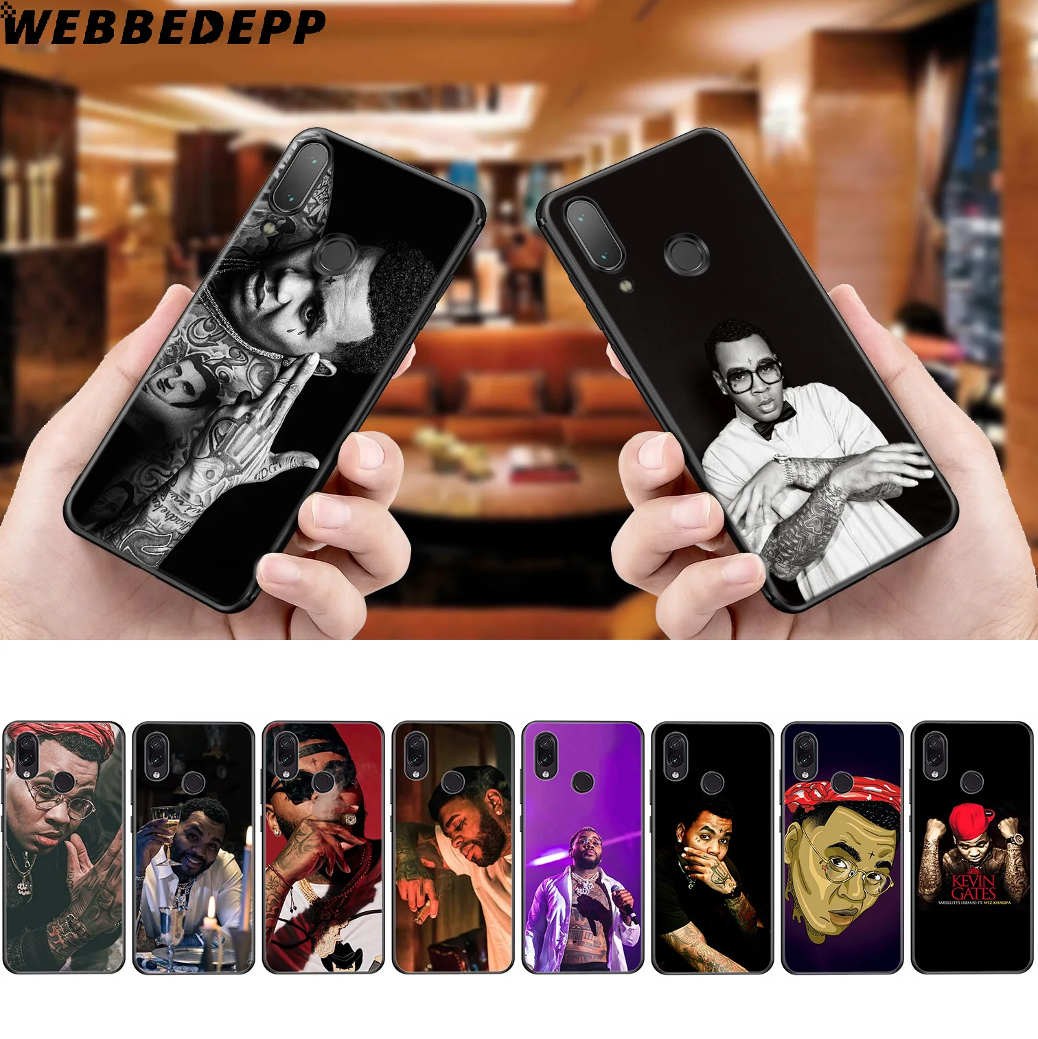 WEBBEDEPP Kevin Gates Soft Case for Xiaomi Redmi K20 7A 4A 4X 5 5A 6 6A S2 Note 8 4 7 Pro Plus Prime |