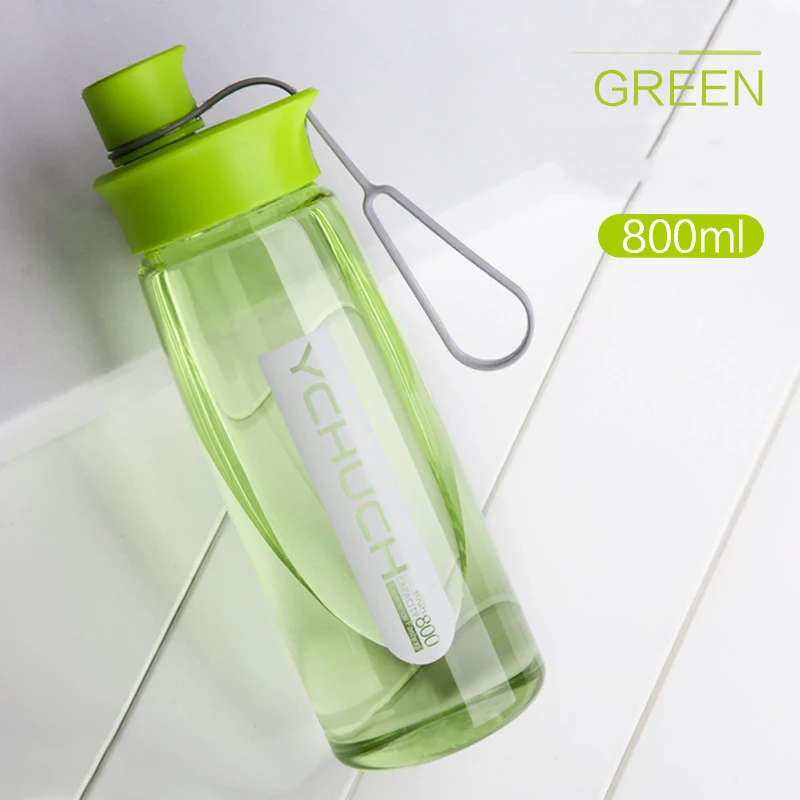 800 мл портативная герметичная пластиковая бутылка для воды свободная вода BPA бутылка с чайным фильтром Спортивная бутылка для питья