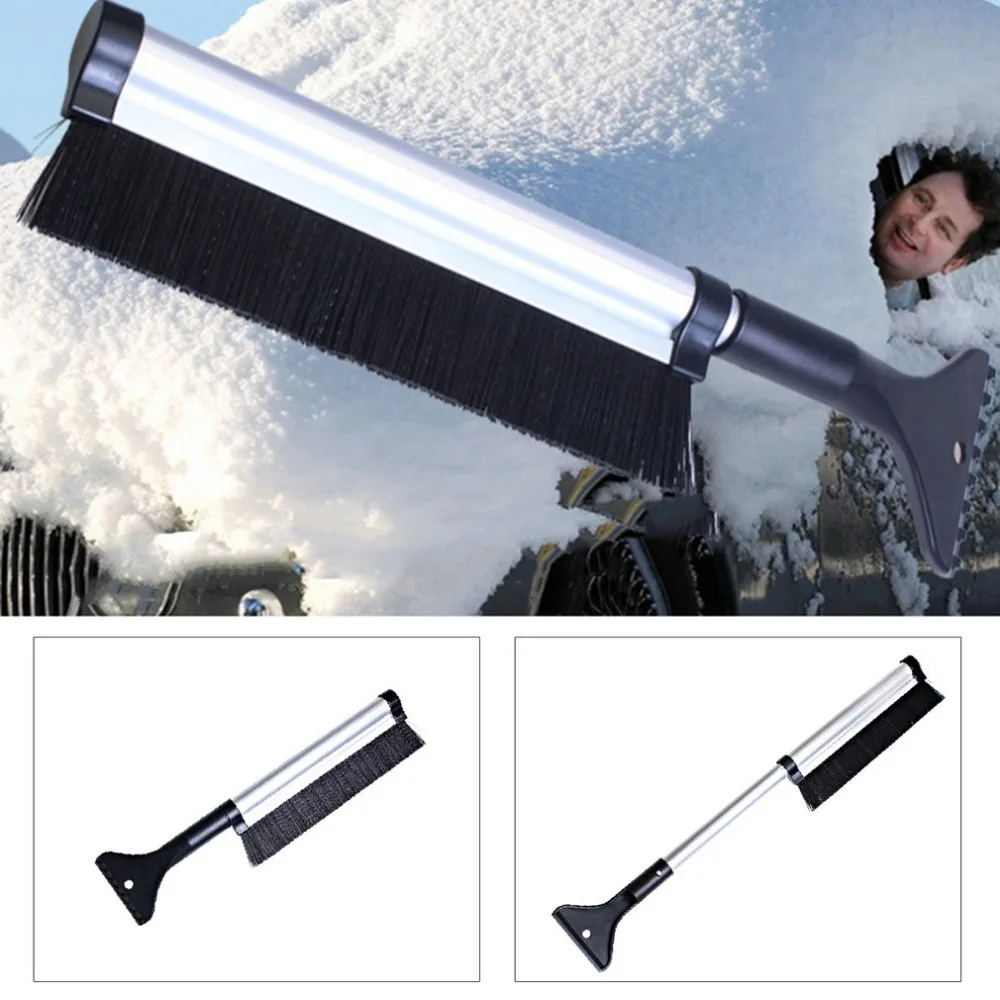Portable winter Extendable Snow Brush Shovel Aluminum Snow Shovel
