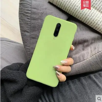 

Oneplus 7 pro Case silicone Luxury Slim Imitation liquid silicone Cover phone case For oneplus 7 cover case fundas