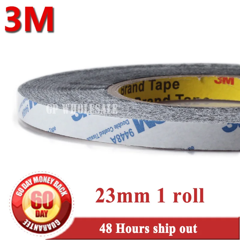 1mm*50 meters 3M 9448 Hi-Temp Double Sided Tape Adhesive for LED LCD Panel Strip