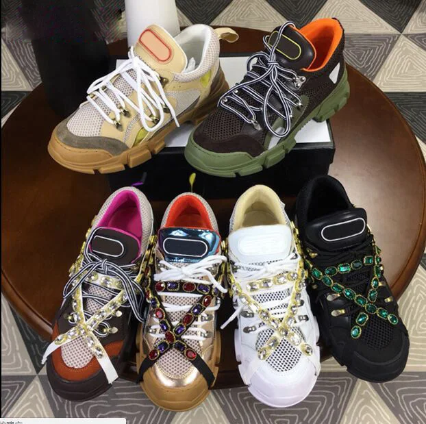 

European water drill running shoes women running shoes leather mesh breathable comfortable old man's shoes women's casual shoes