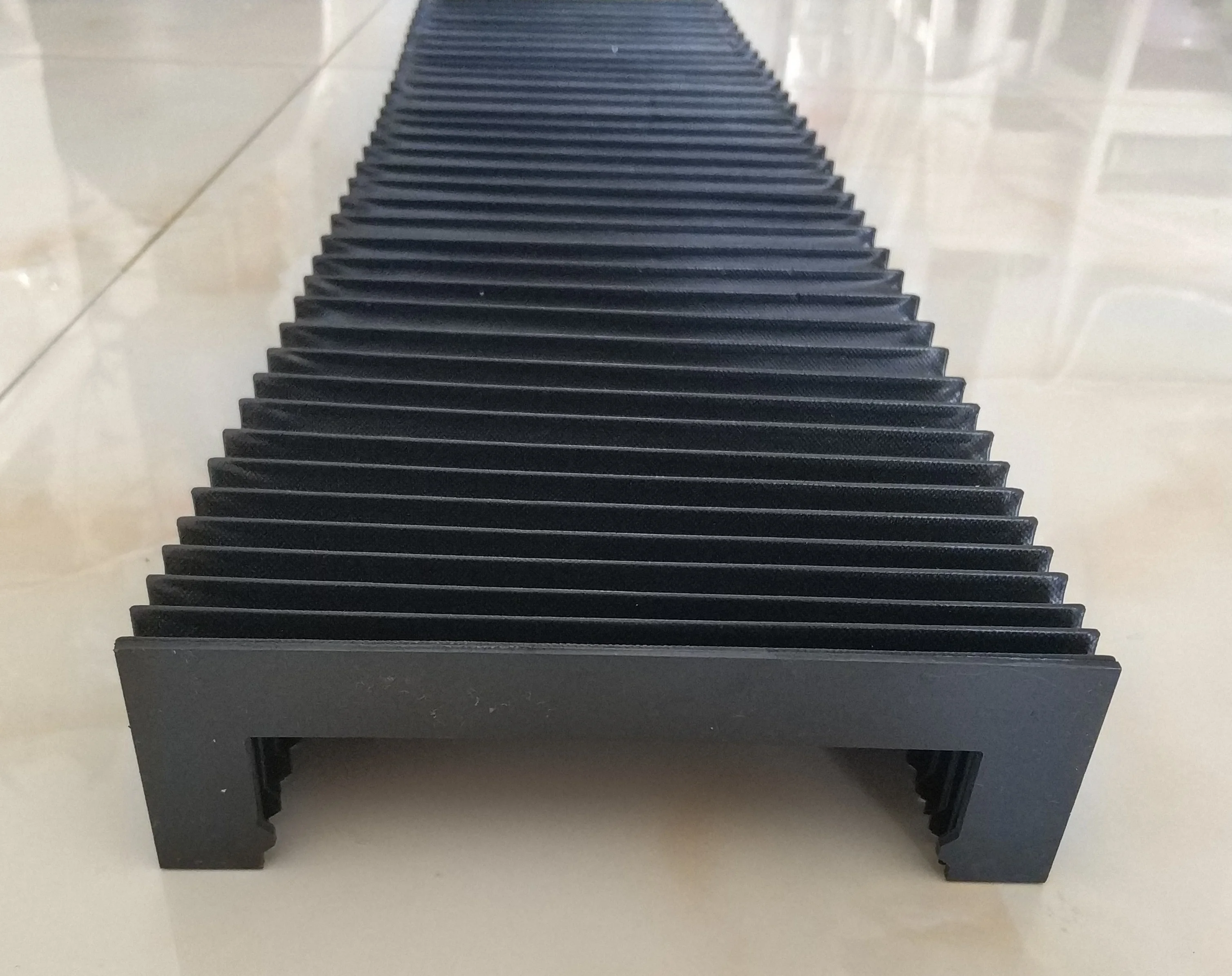 

CNC linear rail protection bellows cover width 175mm x height 54.05mm x Lmax 1300mm