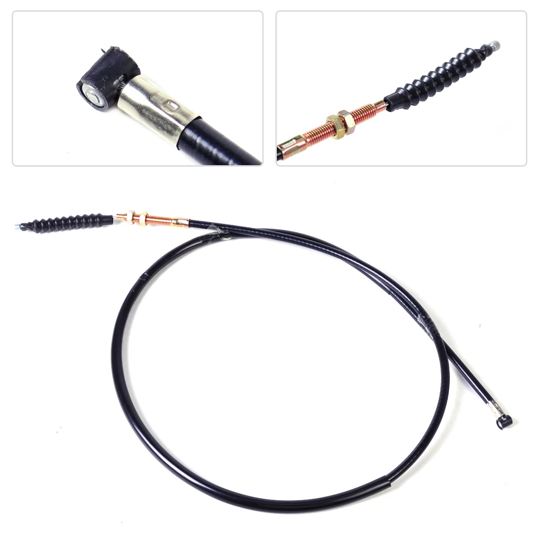 DWCX New Motorcycle Scooter parts Black Clutch Control Cable 126cm Line
