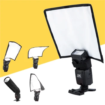 

28x24.5cm Universal Foldable Camera Flash Speedlite Reflector Snoot Diffuser Softbox for Canon Nikon Sony Yongnuo Pentax Godox