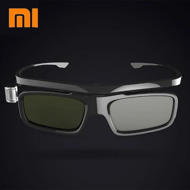 

Xiaomi Rechargeable Battery DLP LINK Active Shutter 3D Glasses Lightweight Stereoscopic Glasses For Home Theater For Gift