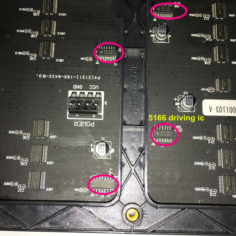 

High brightness P4 indoor 16scan full color led module use MBI5166 driving ic ,256*128mm,2500cd