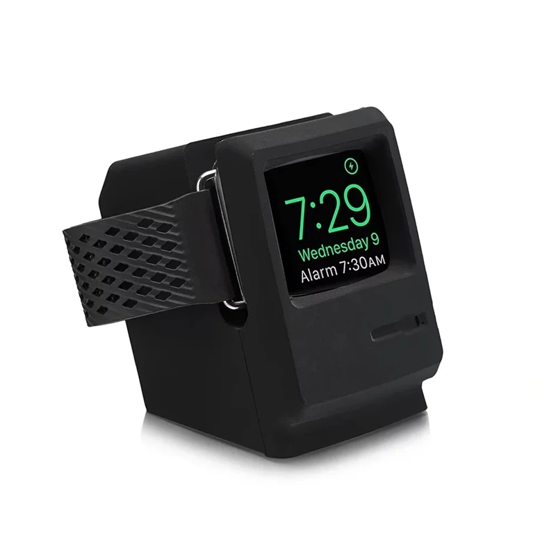 Держатель URVOI для apple watch series 5 4 3 2 1 Подставка для часов, подставка для ночных часов, ремонтная Подставка для ПК, домашняя зарядная док-станция для Macintosh design