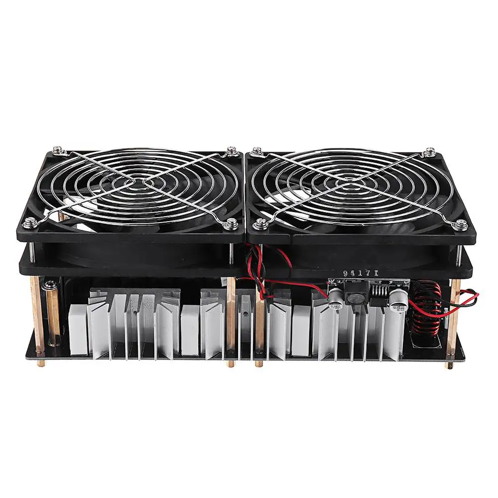 Beste 2500 W 48 V 50A ZVS Inductie Verwarming Module Hoge Frequentie Verwarming Machine Gesmolten Metalen Spoel Met Voeding Volledige kit