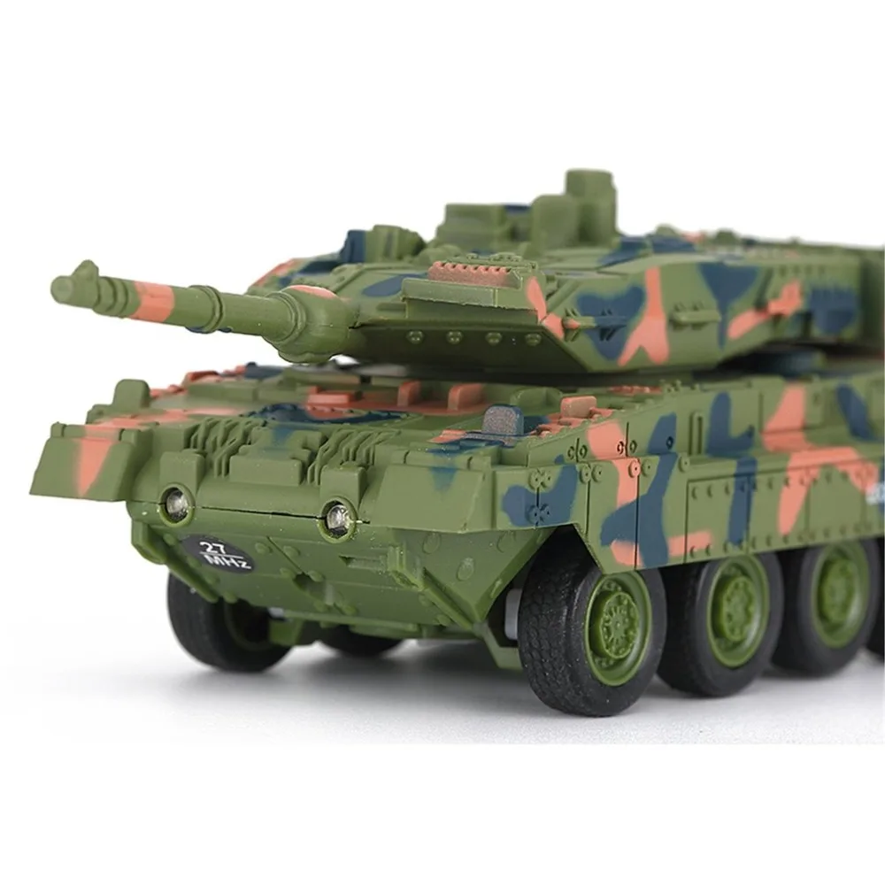 OCDAYPortable Size Remote Control Mini Battle Tank Toys Land Armor Tank CarRC Military Model Toy for Kids Children Birthday Gift