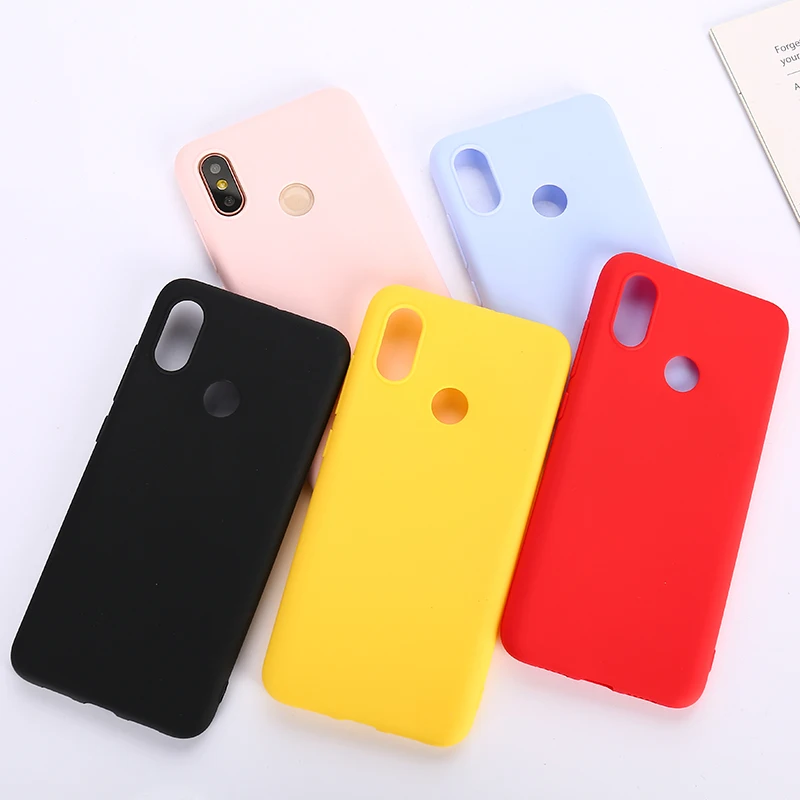Силиконовый чехол из ТПУ для Xiaomi Redmi 5 5A 6 6A 7 7A 8 8A 9 9A 9C матовый мягкий Note 8T 9s Pro