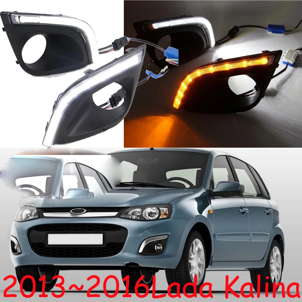 Светодиодный 2012 ~ 2017 Lada Kalina Дневной светильник туман головной Niva Samara перстень