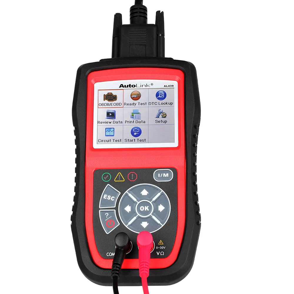 Autel AL439 OBDII Car Diagnostic Scan Tools for Cars Electrical Test