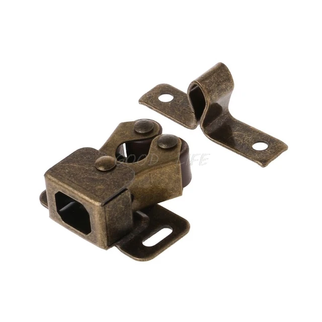 Cheap Cabinet Door Magnetic Catch Stopper Roller Latch Cupboard Furniture Fitting