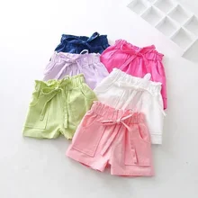 Детская одежда шорты для девочек летние пляжные шорты для маленьких девочек штаны для девочек детские штаны JW4859