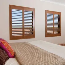 Высокое качество сделано для измерения реальные деревянные петли Плантации Жалюзи