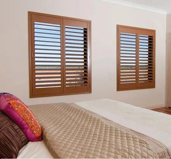 FREE SHIPPING TOP QUALITY MADE TO MEASURE REAL WOODEN HINGE PLANTATION SHUTTERS -in Blinds ...