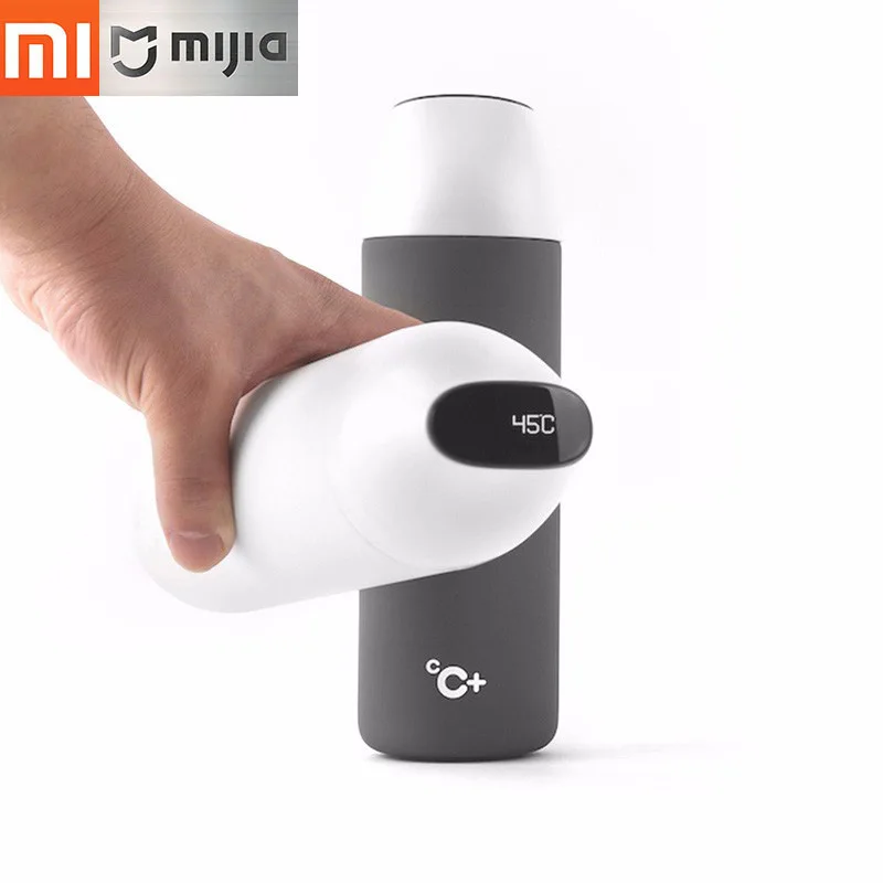 

Xiaomi Smart Vacuum Insulation Bottle Travel Mug Kiss Kiss Fish Vacuum Flasks Thermoses OLED Temperature Display Cup Thermos