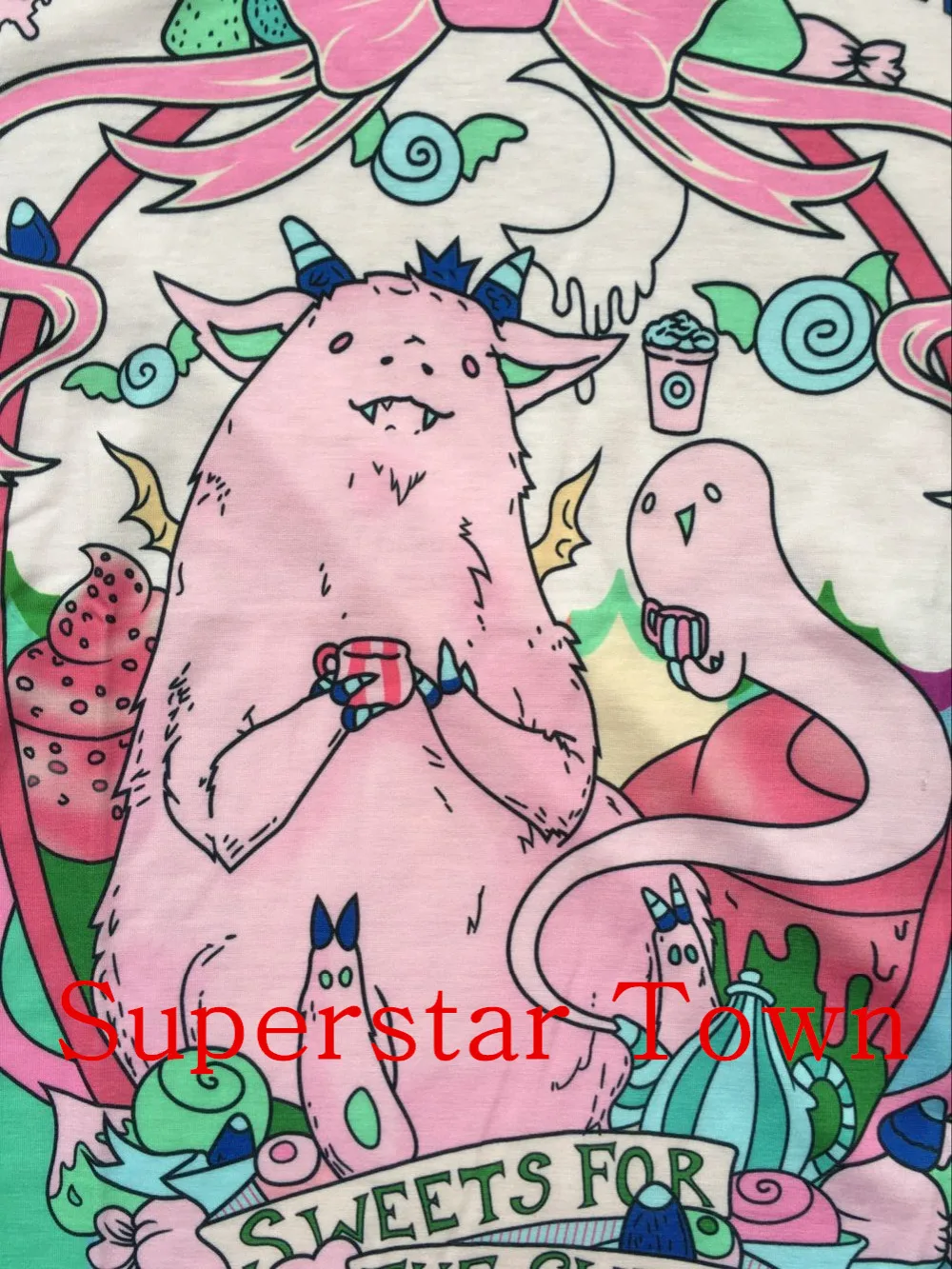 Футболки Повседневная Лето Женщины Аниме Superstar Town|shirt finishing|shirt printshirt polyester |