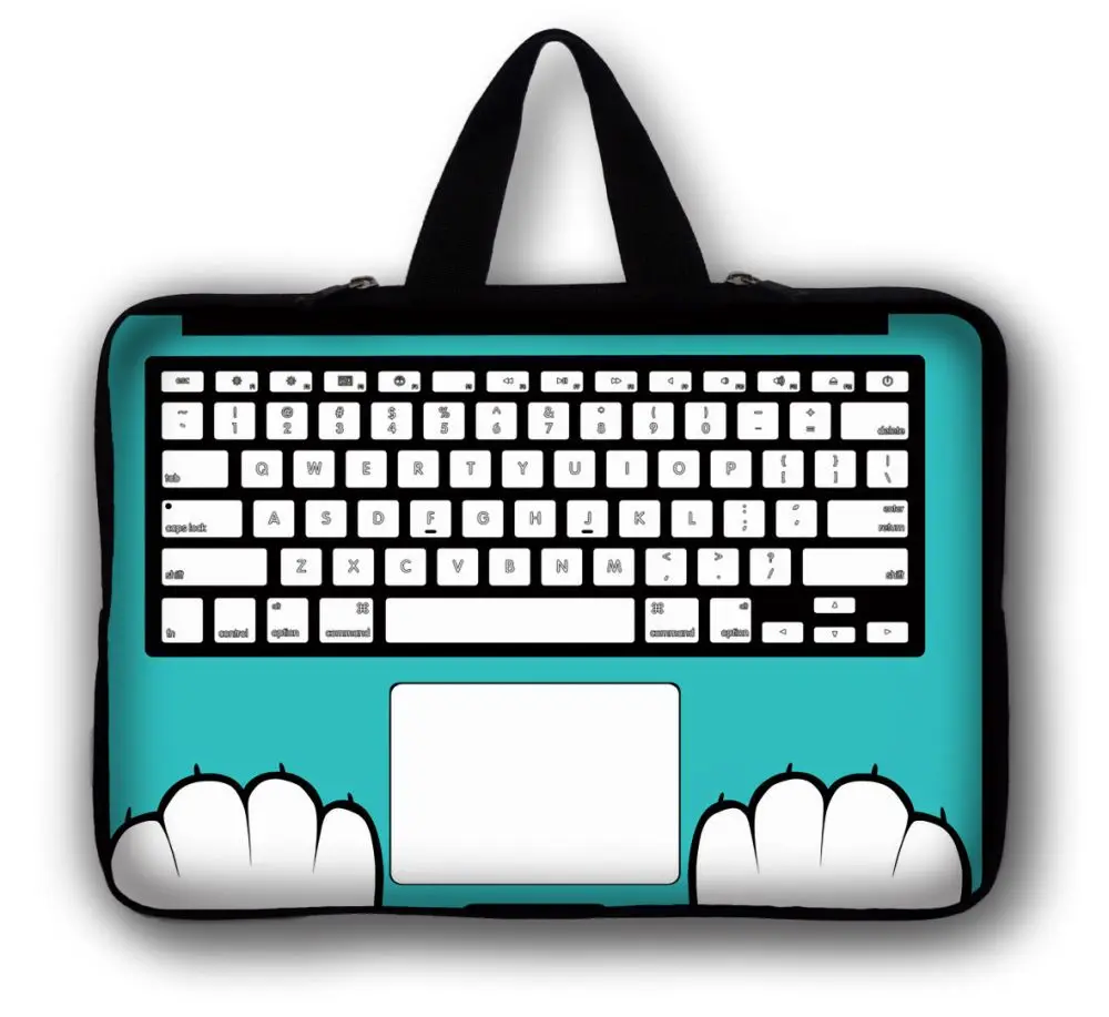 Неопрен 1" 13,3" 1" 15" 15," 15,6" 1" 17,3" 17," принты сумки для ноутбуков с клапаном неопрен мягкий Handdle ноутбук планшет ПК Печать сумка - Цвет: 2525