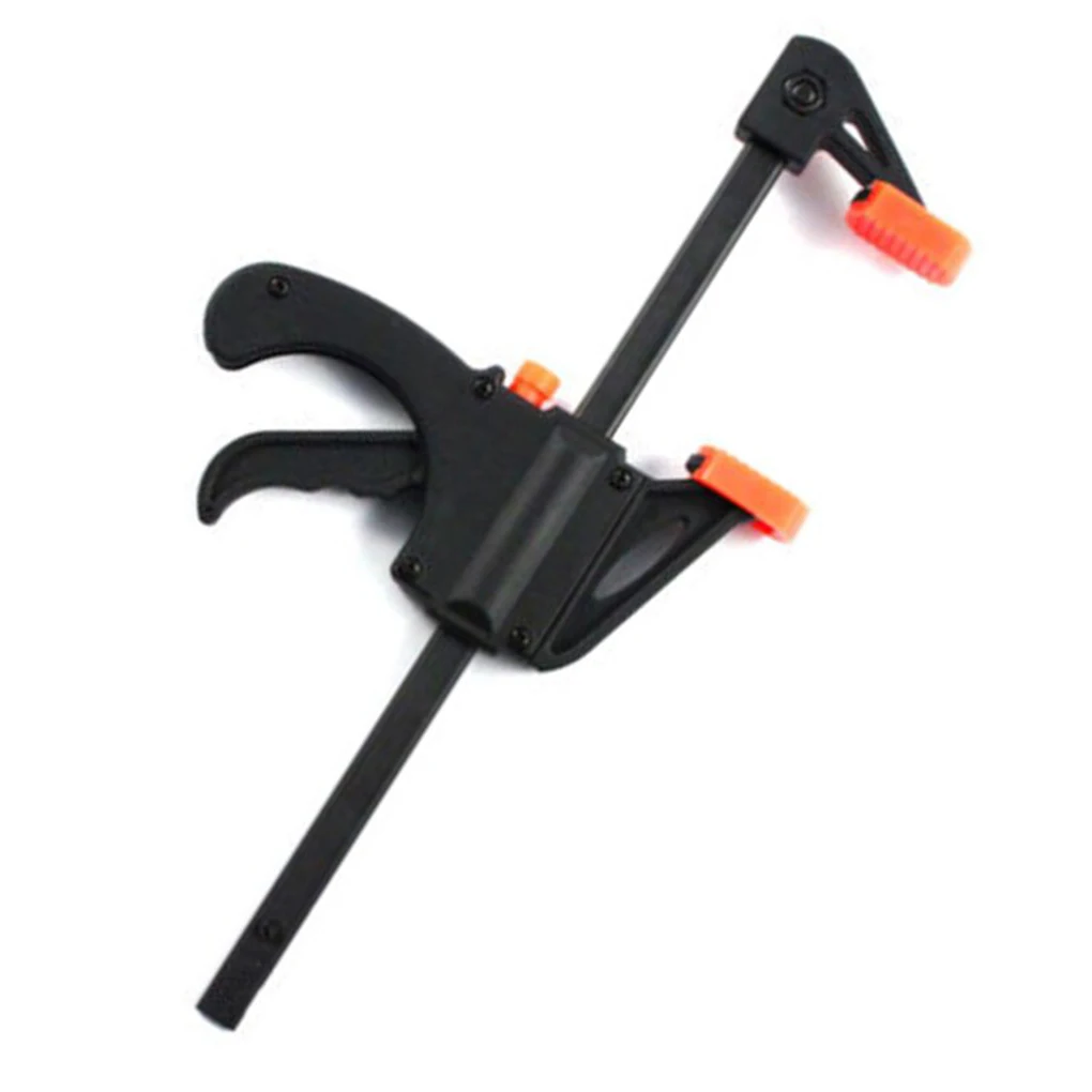 

New 4 inch F Shaped Woodworking Clamp Ratchet Bar Clamp DIY Carpentry Clip Home Tools