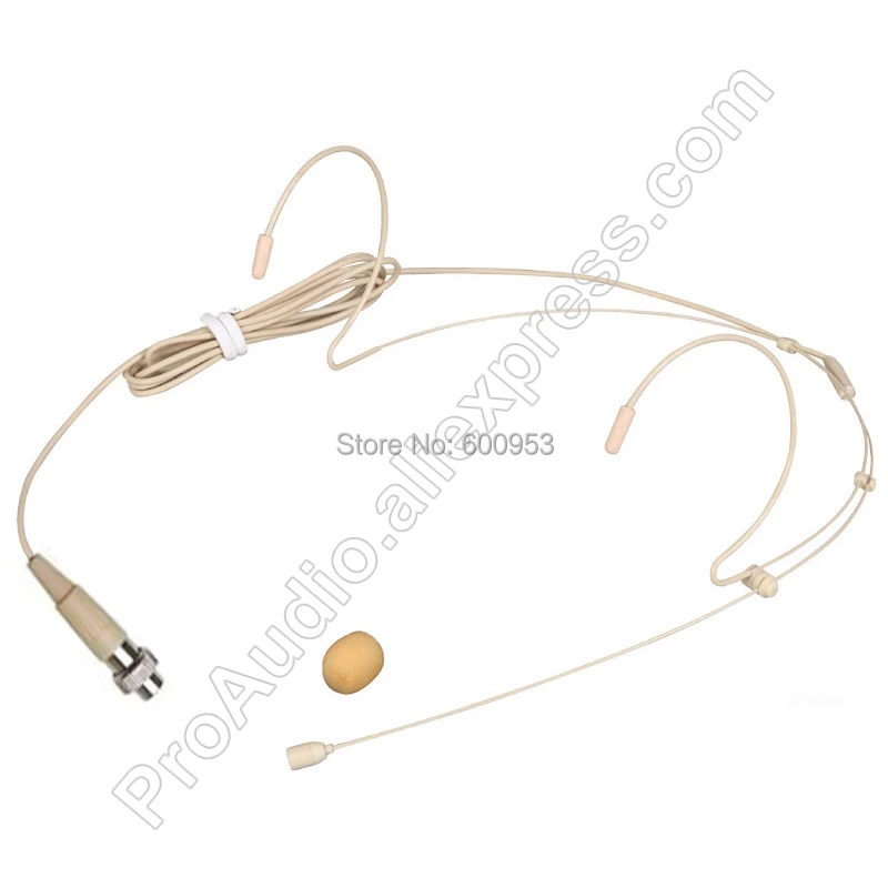 

Brand New Omni-directivity Radio Headset Microphone for For MiPro Wireless Belpack Transmitter - 4pin Mini Lock