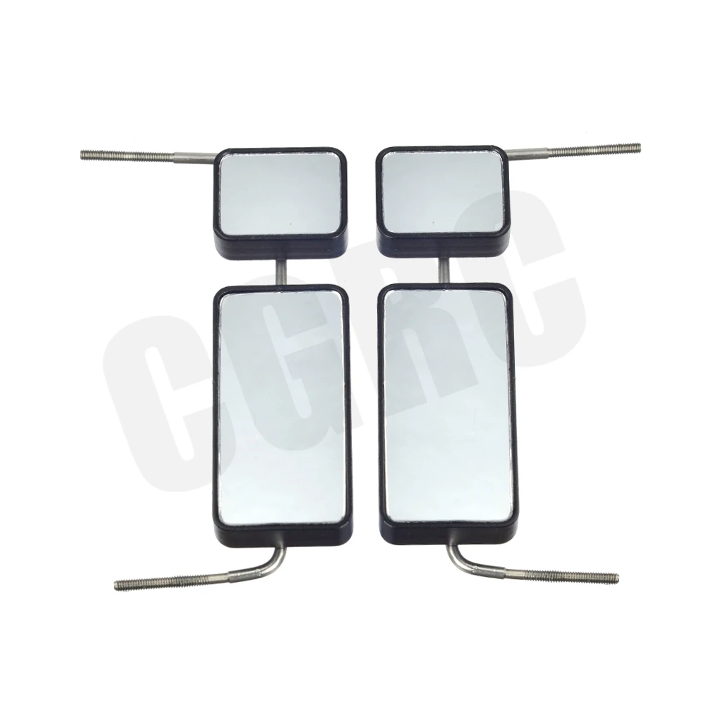 

1 Pair Metal Activity Double Rear View Mirror For 1/10 Rc Truck Car Military Truck CROSS-RC GC4M GC4 HC4
