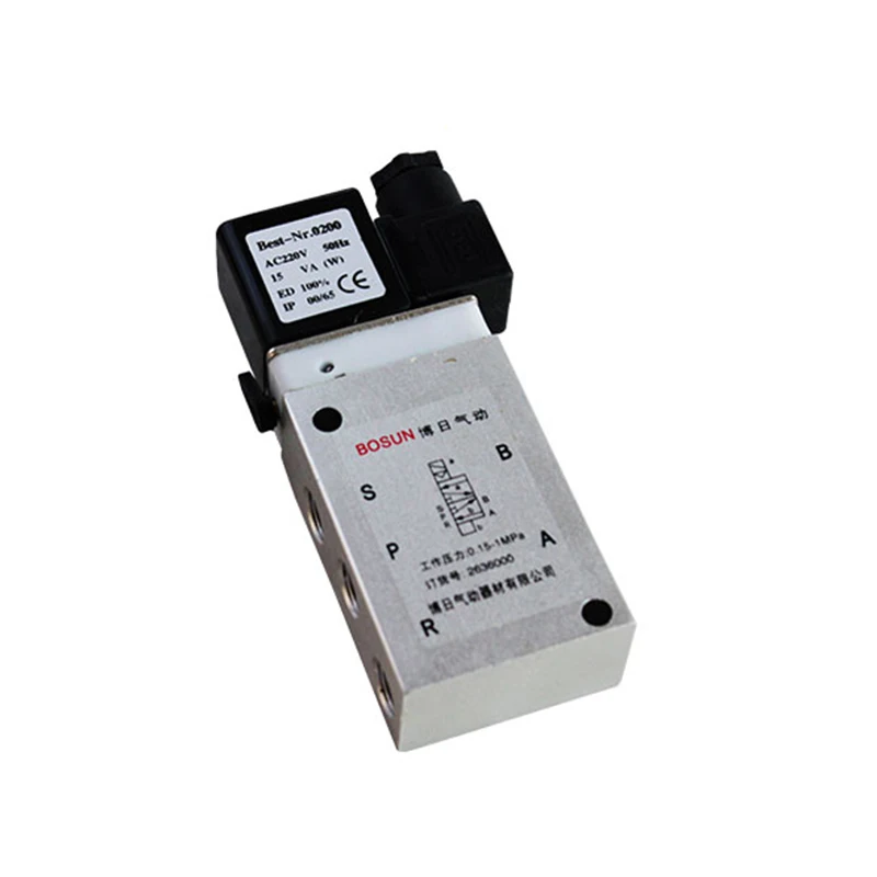 

AC220V Pneumatic Solenoid Valve 2636000 Slide Valve 4 Way 2 Position G1/4"