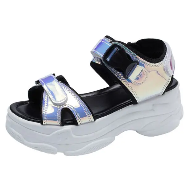

Sexy Open-toed Women Sport Sandals Wedge Hollow Out Women Sandals Outdoor Cool Platform Shoes Women Beach Summer Shoes 2019 New