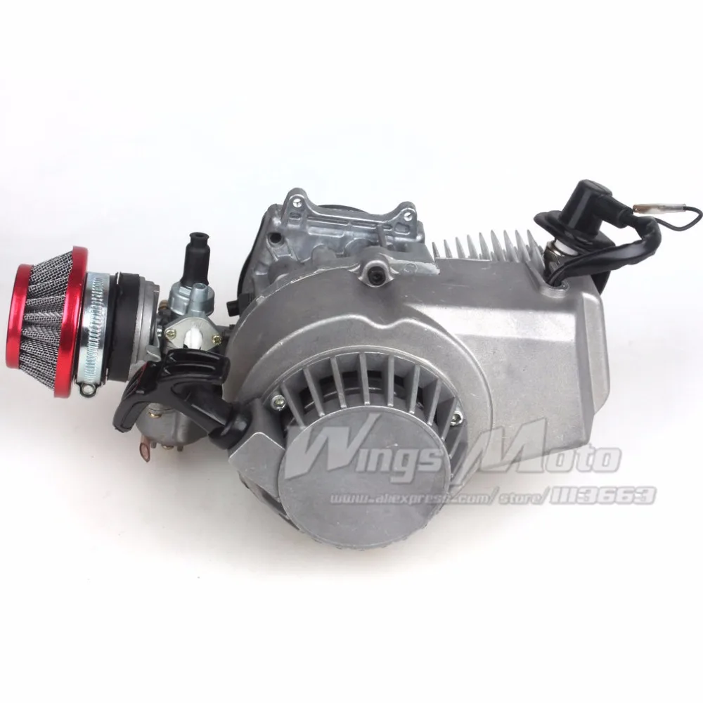 47CC 2 stroke Engine Motor Pocket Mini Bike Scooter ATV 7T 25H Chain