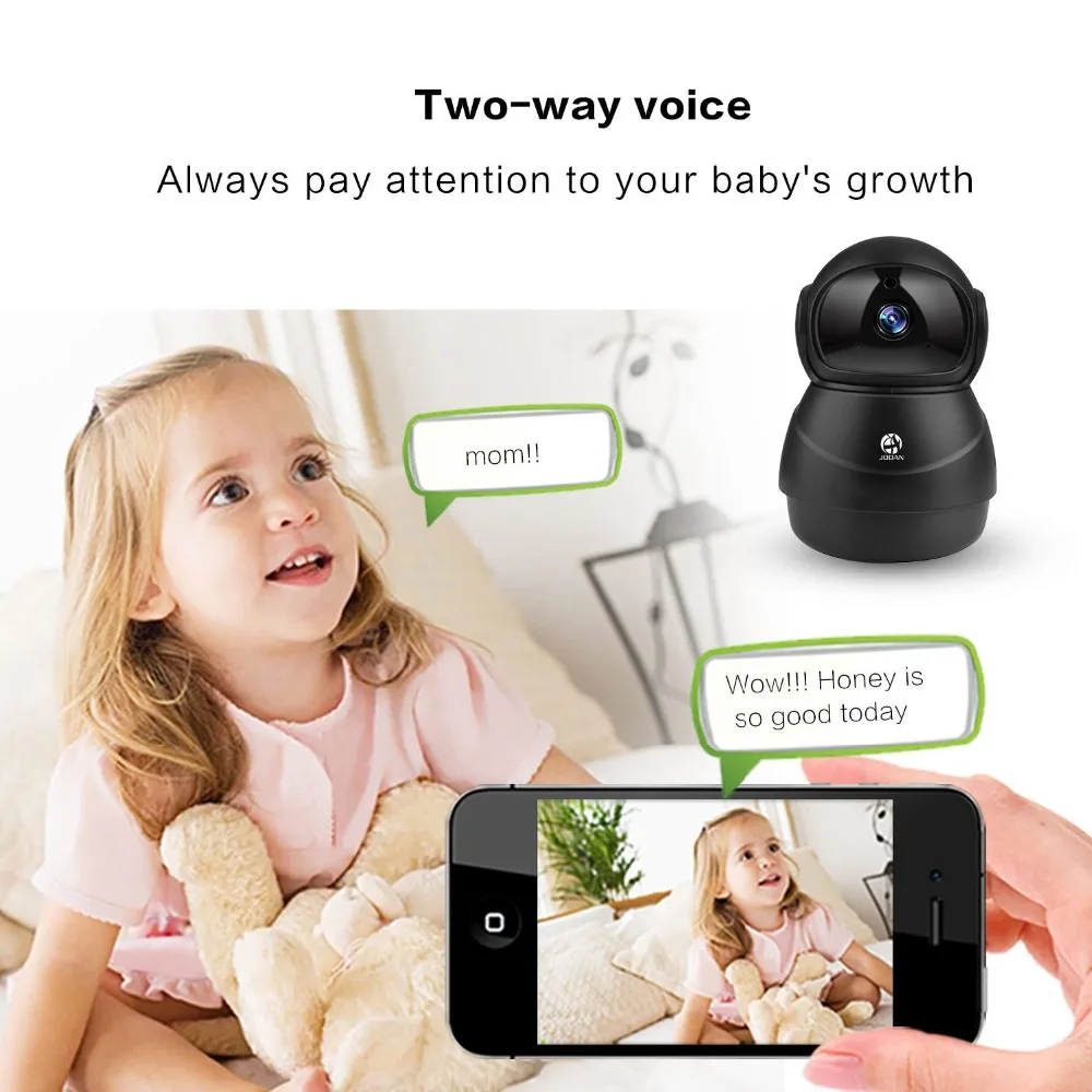 JOOAN Wireless camera wifi 1080P IP Camera HD smart Home Security Camera 10m night Vision Indoor cctv cam Baby Monitor