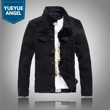 

Menswear Hot Fashion Autumn Denim Coat Streetwear Slim Casual Biker Man Jackets Harajuku Vintage Punk Casaco Masculino Plus Size