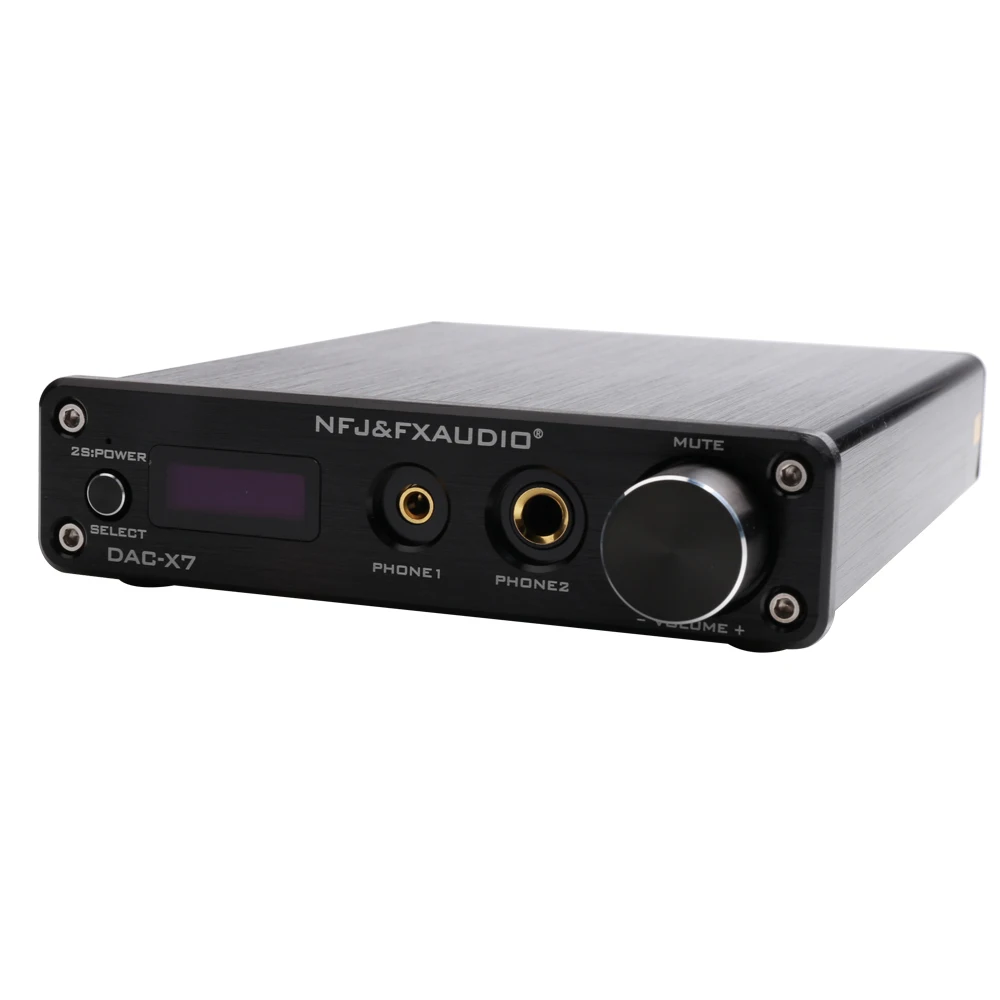 DAC-X7 XMOS AK4490EQ USB DAC декодер HiFi аудио усилитель для наушников DSD256 OPA2604 TPA6120 USB/оптический/коаксиальный/AUX вход