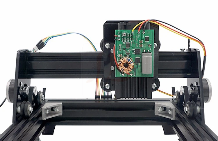 Собранные 15 Вт поделки лазерная гравировка машины 14*20 см Металл гравер фрезерный станок