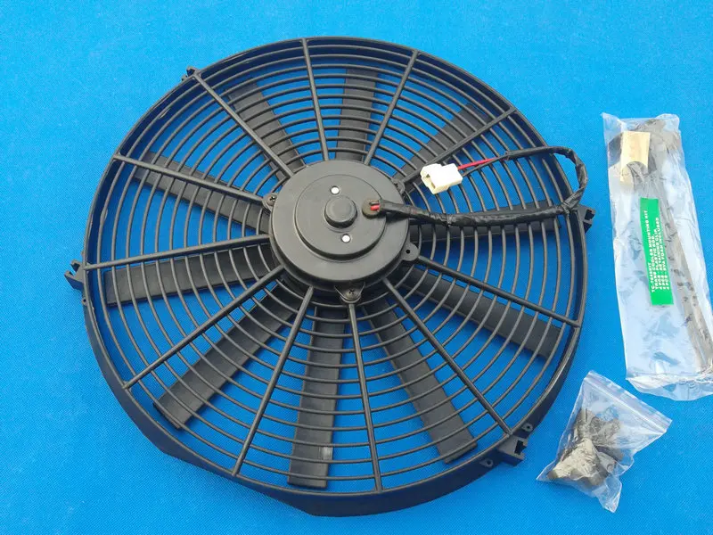 12" inch 12V Universal Electric Radiator RACING COOLING Fan + mounting kitin Oil Coolers from