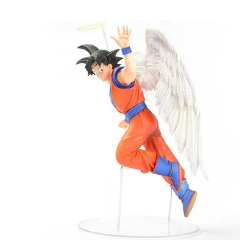 

Chanycore Anime Big Size Dragon Ball Z DS scene GOODBye GOKU Son GOKU Halo wings Action Figure Toys Dolls