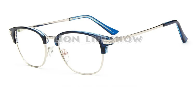Yuri On Ice Katsuki Yuuri Gold Blue Half Frame Silver Glasses Cosplay Accessory with Lens Prop image 4
