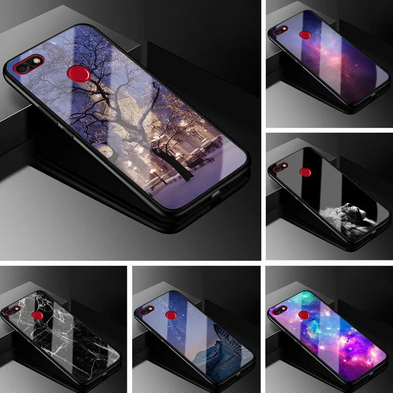 

For Huawei P9 Lite Mini Case Glass Hard Case for Huawei Nova Lite 2017 Case Soft Bumper Cover for Huawei Y6 Pro 2017 phone cases