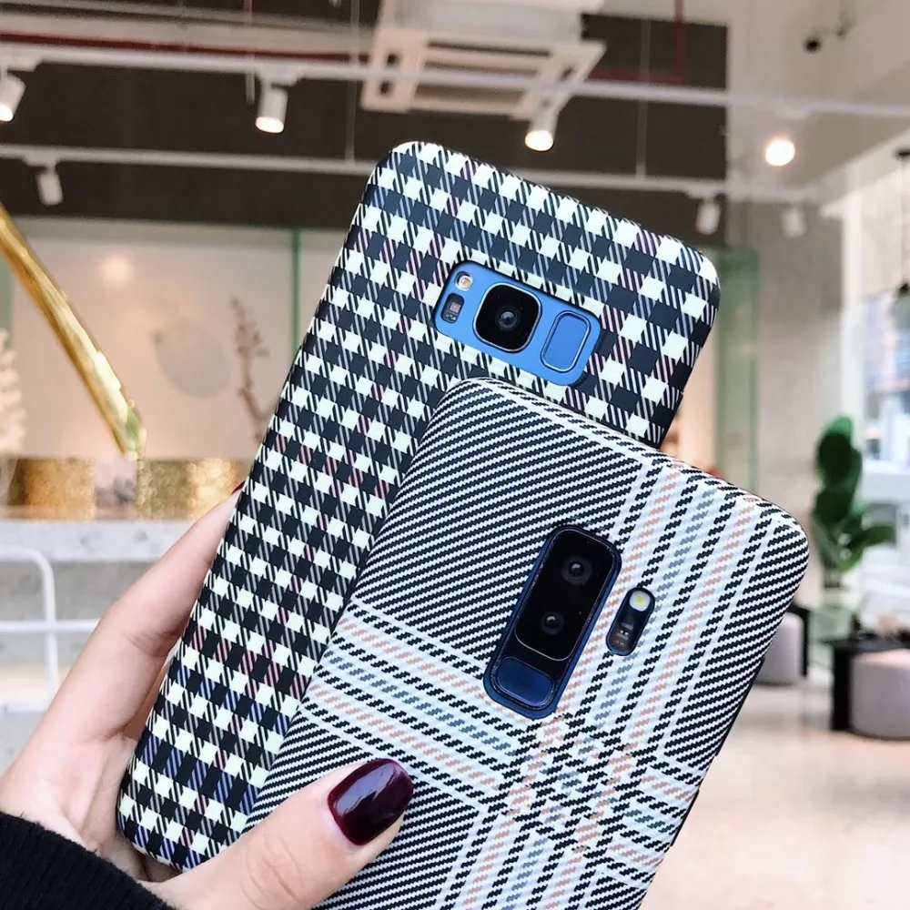 For samsung galaxy s9 plus s8 plus note 9 8 case cover Retro 3d Grid pattern soft silicon protective phone bag Ritozcase For samsung galaxy s9 plus s8 plus note 9 8 case cover Retro 3d Grid pattern soft silicon protective phone bag Ritozcase