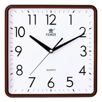 

Big Square Mute Classic Wall Clock Creative Living Room Quartz Wall Clock Modern Minimalist Jam Dinding Home Decoration 50w111